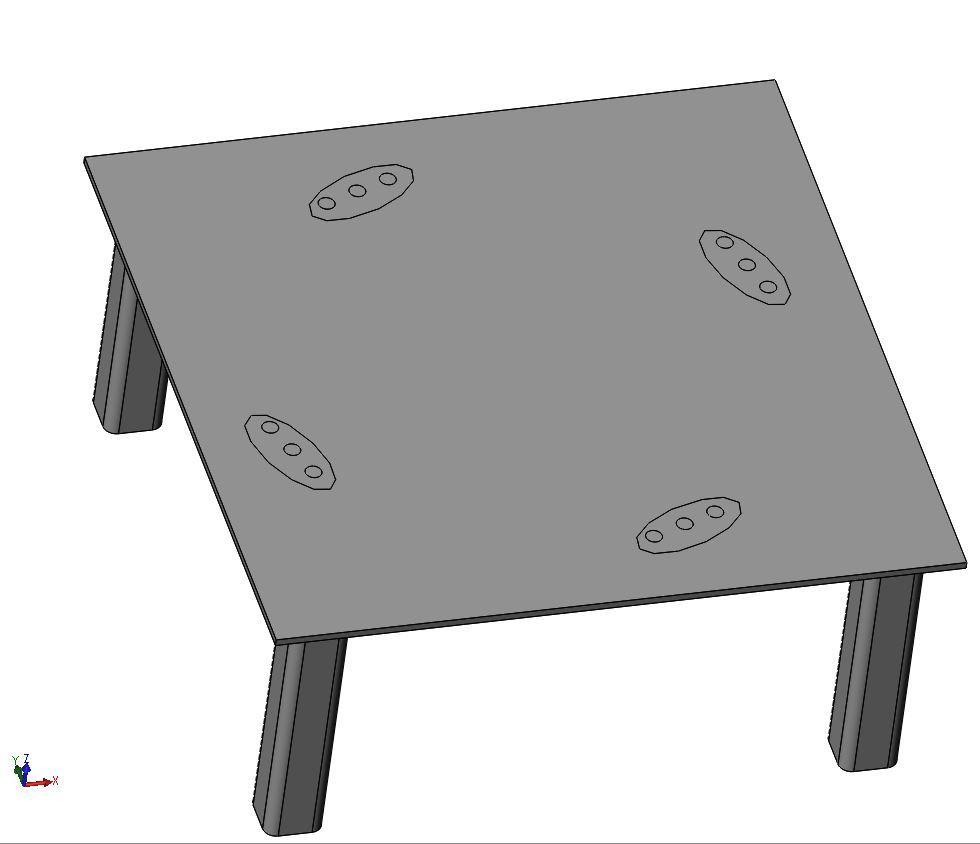 a screenshot of a 3D model of a table