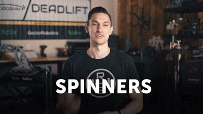 GIF of two men saying control bots, lifters, grapplers, spinners